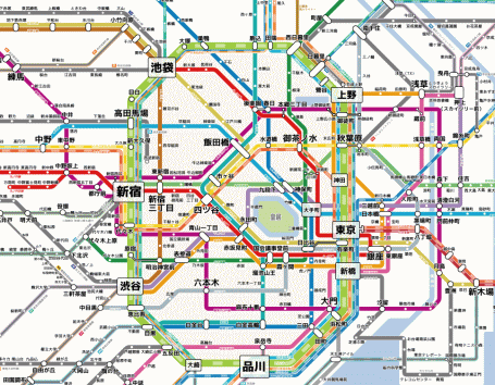 東京都２３区への電車　通勤ラッシュの時間帯とランキング